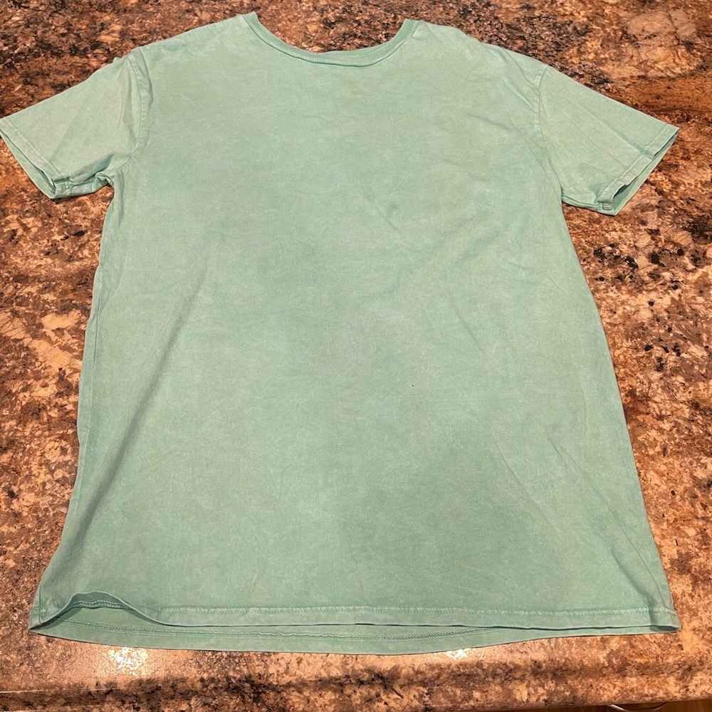 Womens Love Vintage acid wash shirt